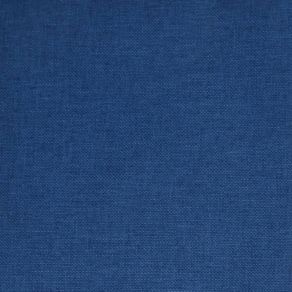 Bürostuhl Drehbar Blau Stoff