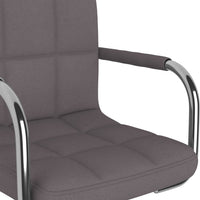 Thumbnail for Esszimmerstühle 2 Stk. Drehbar Taupe Stoff