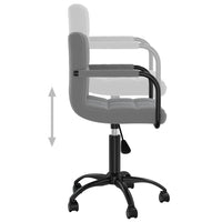 Thumbnail for Esszimmerstühle 2 Stk. Drehbar Dunkelgrau Samt