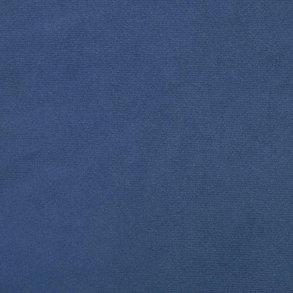 Esszimmerstuhl Drehbar Blau Samt