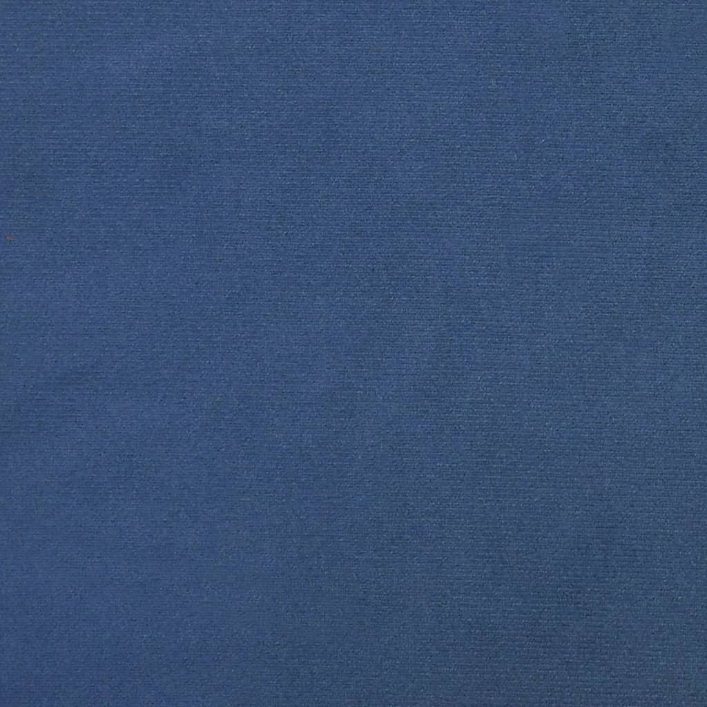 Esszimmerstühle 2 Stk. Drehbar Blau Samt