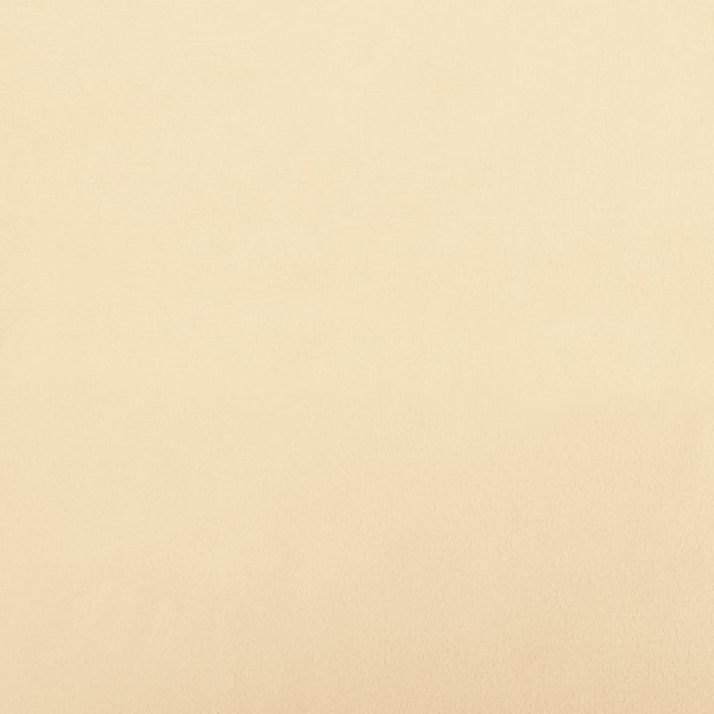 Esszimmerstühle 2 Stk. Drehbar Creme Samt