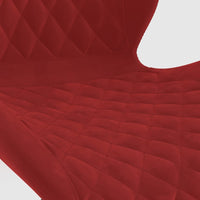 Thumbnail for Esszimmerstühle 2 Stk. Drehbar Weinrot Samt