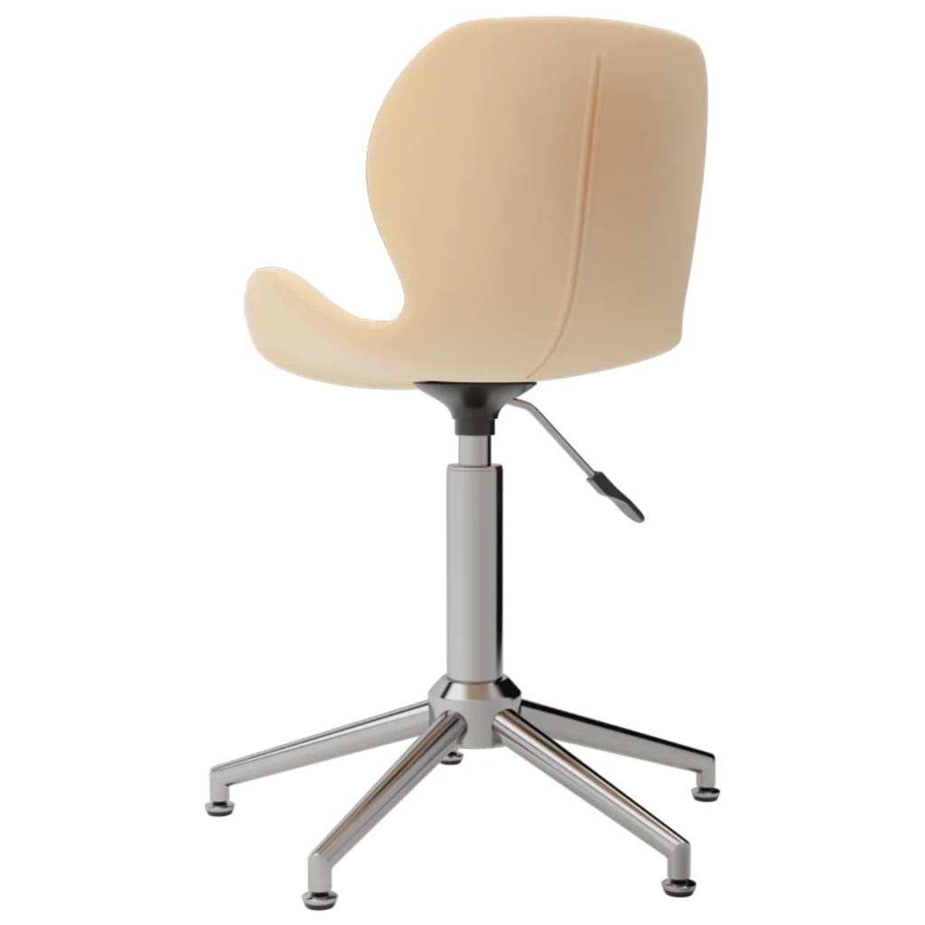 Esszimmerstühle 2 Stk. Drehbar Creme Samt