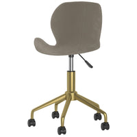 Thumbnail for Esszimmerstuhl Drehbar Hellgrau Samt