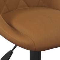 Thumbnail for Barhocker 2 Stk. Braun Samt