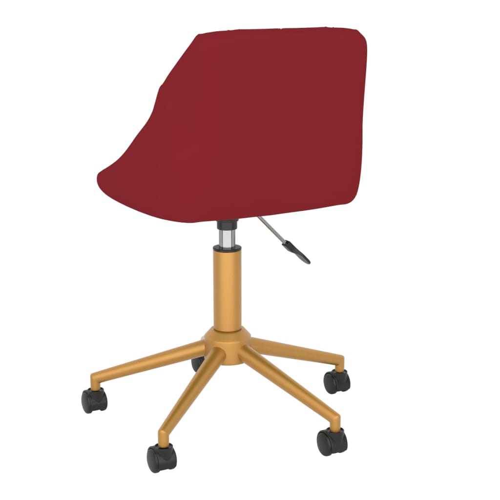 Esszimmerstühle 2 Stk. Drehbar Weinrot Samt