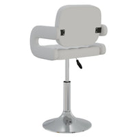 Thumbnail for Esszimmerstühle 2 Stk. Drehbar Weiß Kunstleder