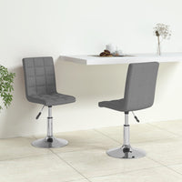 Thumbnail for Esszimmerstühle 2 Stk. Drehbar Hellgrau Stoff