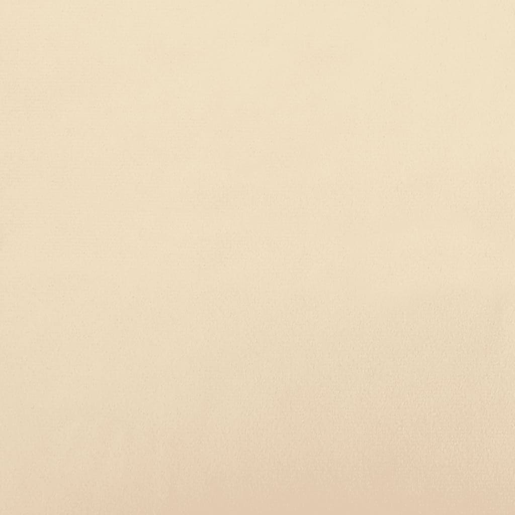 Esszimmerstuhl Drehbar Creme Samt