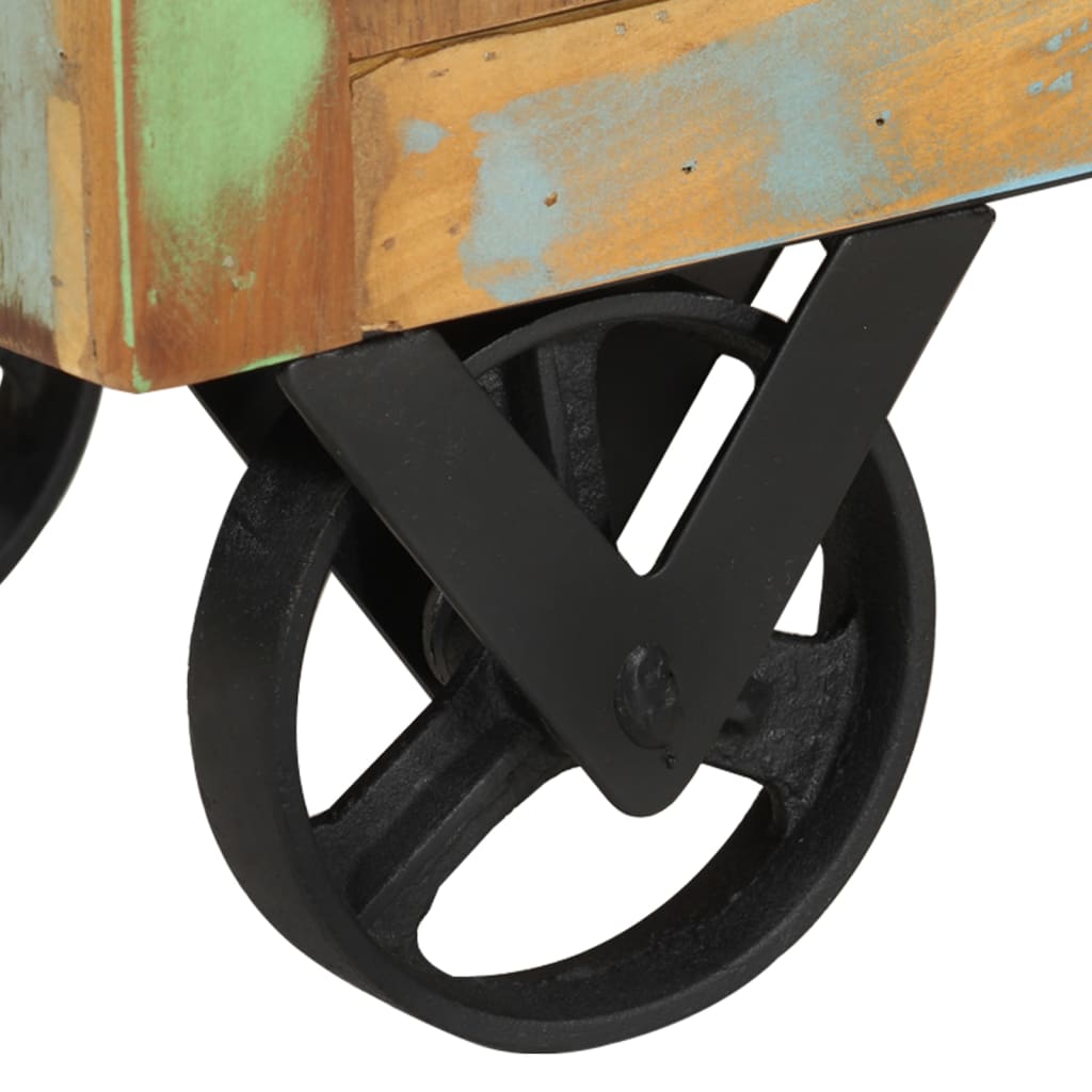 TV-Schrank 110x30x53 cm Altholz Massiv