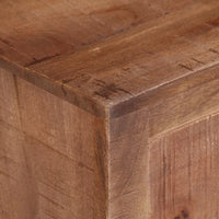 Thumbnail for TV-Schrank 110x30x40 cm Raues Mangoholz