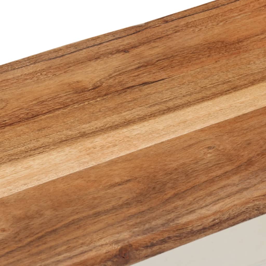 Truhe 110x30x40 cm Massivholz Akazie