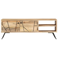 Thumbnail for TV-Schrank 110x30x40 cm Mango Massivholz