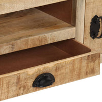 Thumbnail for TV-Schrank mit Rädern 110x30x37 cm Massivholz Mango