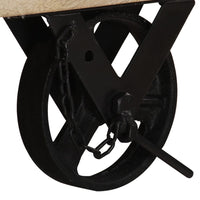 Thumbnail for TV-Schrank mit Rädern 110x30x37 cm Altholz Massiv