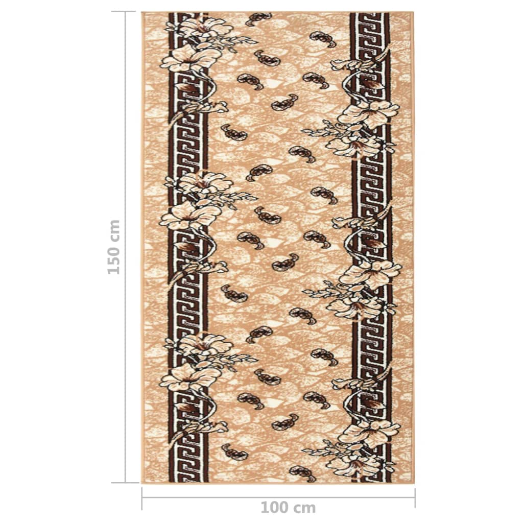 Teppichläufer BCF Beige 100x150 cm
