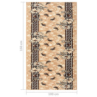 Thumbnail for Teppichläufer BCF Beige 100x150 cm