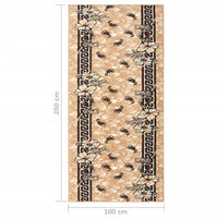 Thumbnail for Teppichläufer BCF Beige 100x200 cm