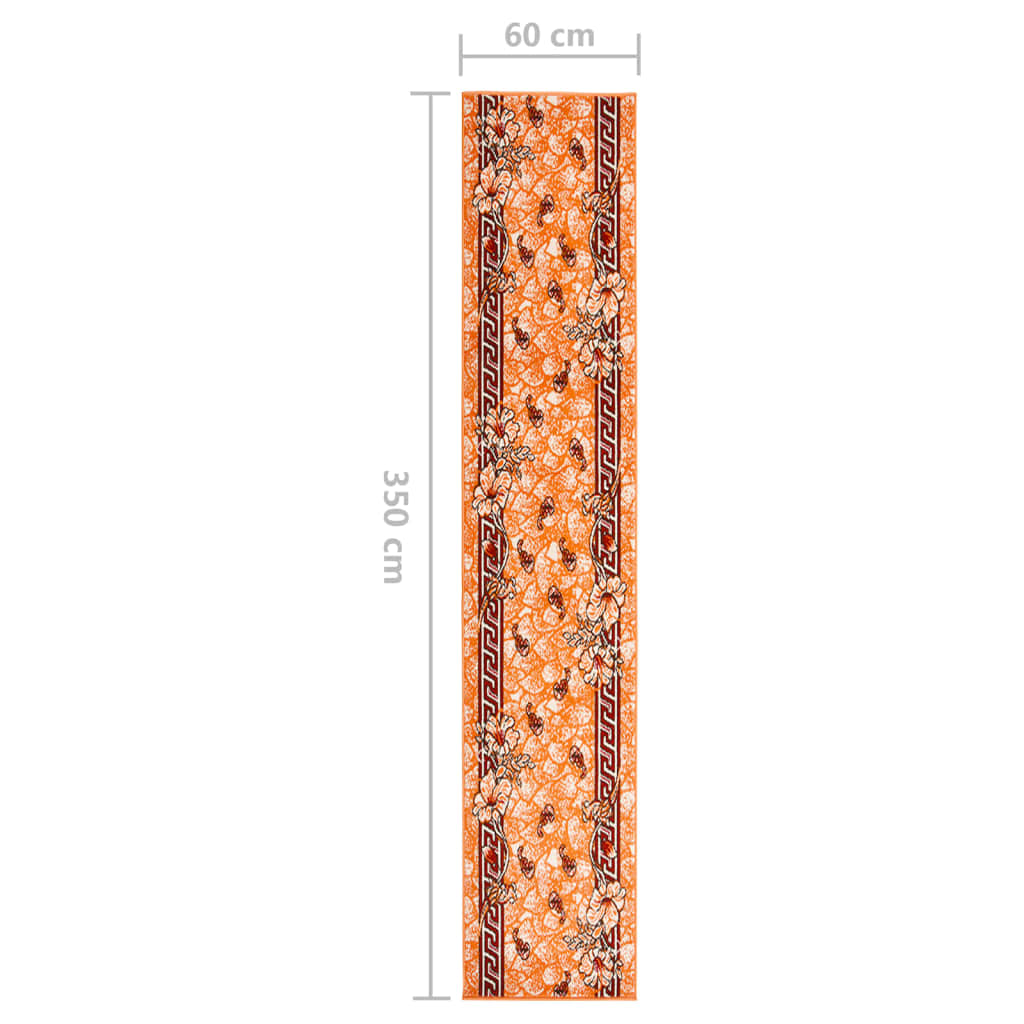 Teppichläufer BCF Terrakottarot 60x350 cm