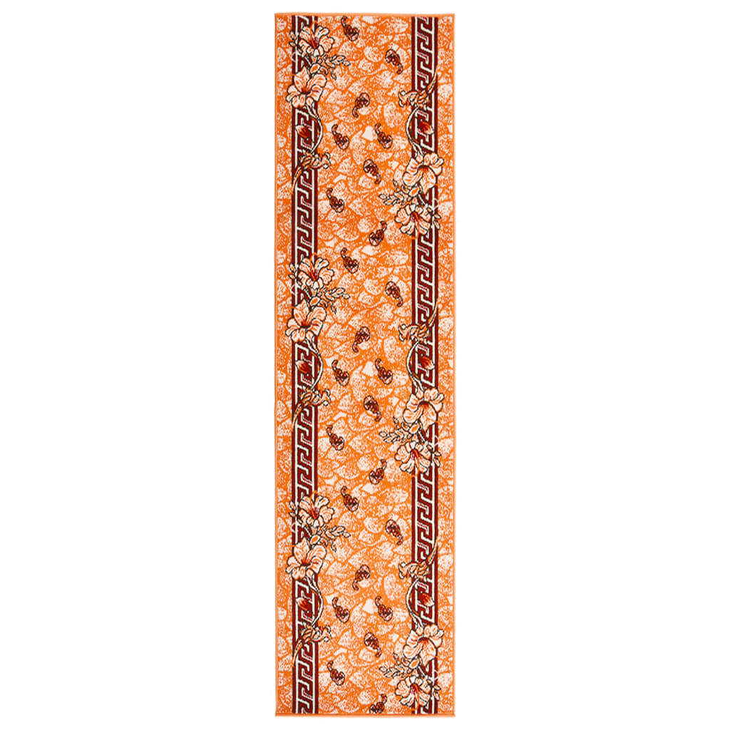 Teppichläufer BCF Terrakottarot 100x500 cm