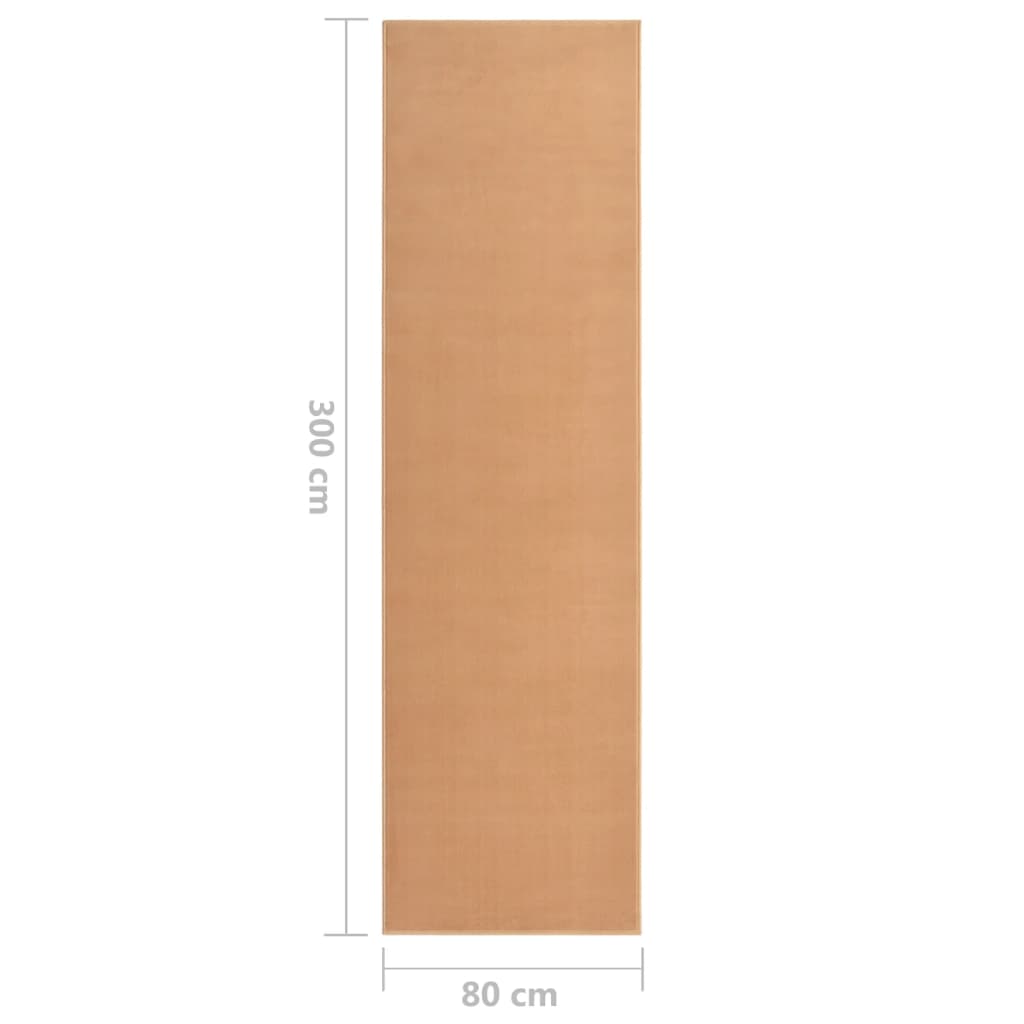 Teppichläufer BCF Beige 80x300 cm
