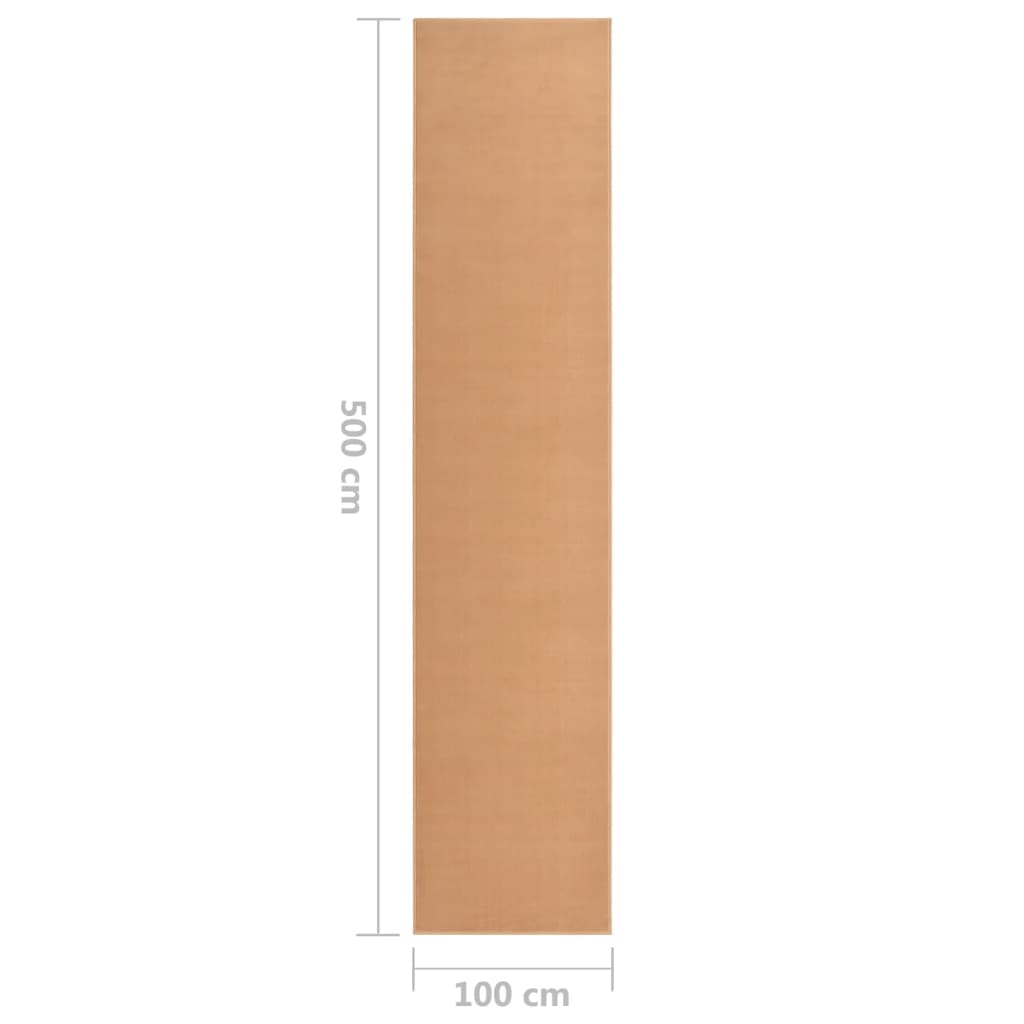 Teppichläufer BCF Beige 100x500 cm