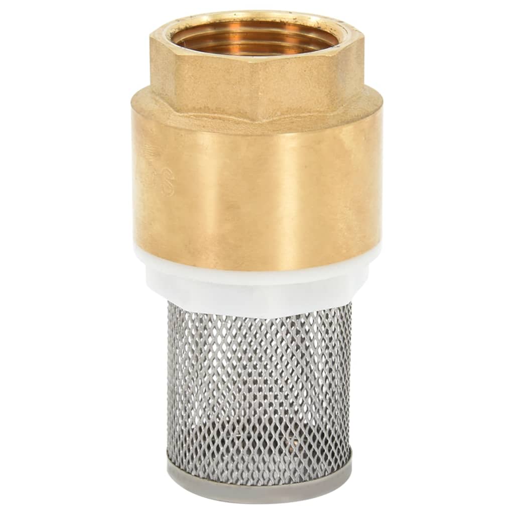 Saugschlauch mit Messing-Anschlüssen 3 m 25 mm Grün