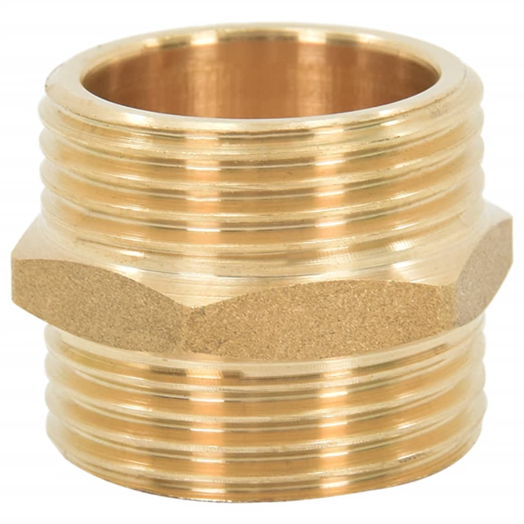 Saugschlauch mit Messing-Anschlüssen 3 m 25 mm Grün