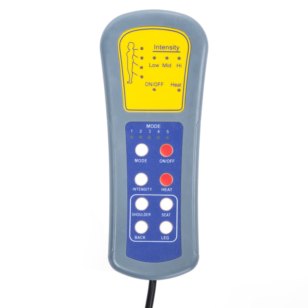 Elektrischer Massagesessel Lila Stoff