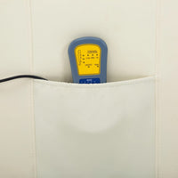 Thumbnail for Elektrischer Massagesessel Creme Kunstleder