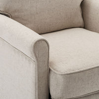 Thumbnail for Elektrischer TV-Sessel Creme Stoff