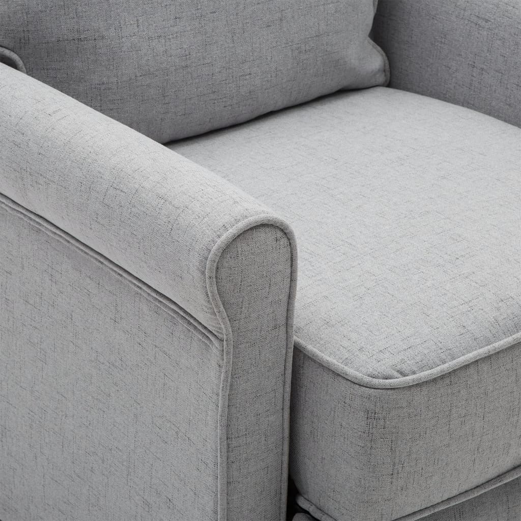 Elektrischer TV-Sessel Hellgrau Stoff