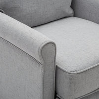 Thumbnail for Elektrischer TV-Sessel Hellgrau Stoff