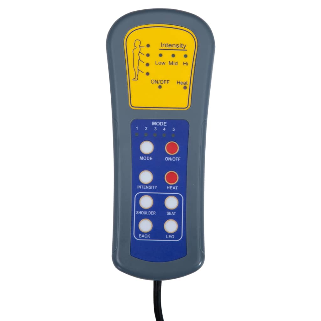 Massagesessel Elektrisch Schwarz Kunstleder