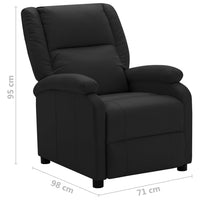 Thumbnail for Elektrischer TV-Sessel Schwarz Kunstleder