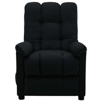 Thumbnail for Elektrischer Massagesessel Schwarz Stoff