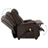 Thumbnail for Massagesessel Elektrisch Braun Kunstleder