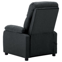 Thumbnail for 3073813 vidaXL Electric Massage Recliner Chair Dark Grey Fabric (289673+327254)