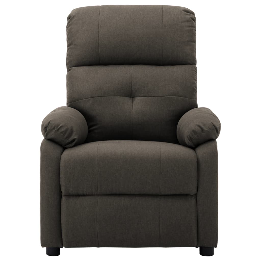 3073820 vidaXL Electric Massage Recliner Chair Taupe Fabric (289680+327254)