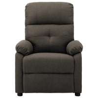 Thumbnail for 3073820 vidaXL Electric Massage Recliner Chair Taupe Fabric (289680+327254)