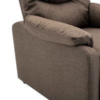 Thumbnail for Elektrischer TV-Sessel Braun Stoff