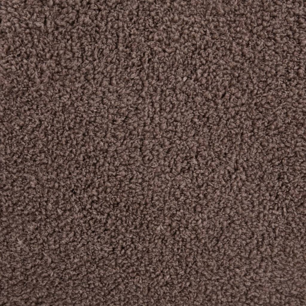 Hochflor-Teppich Taupe 170x120 cm