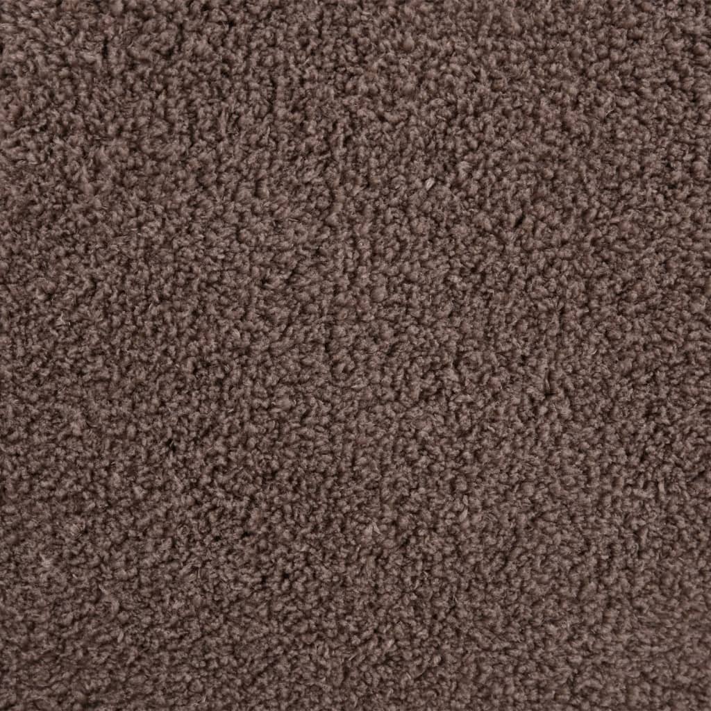 Hochflor-Teppich Taupe 230x160 cm