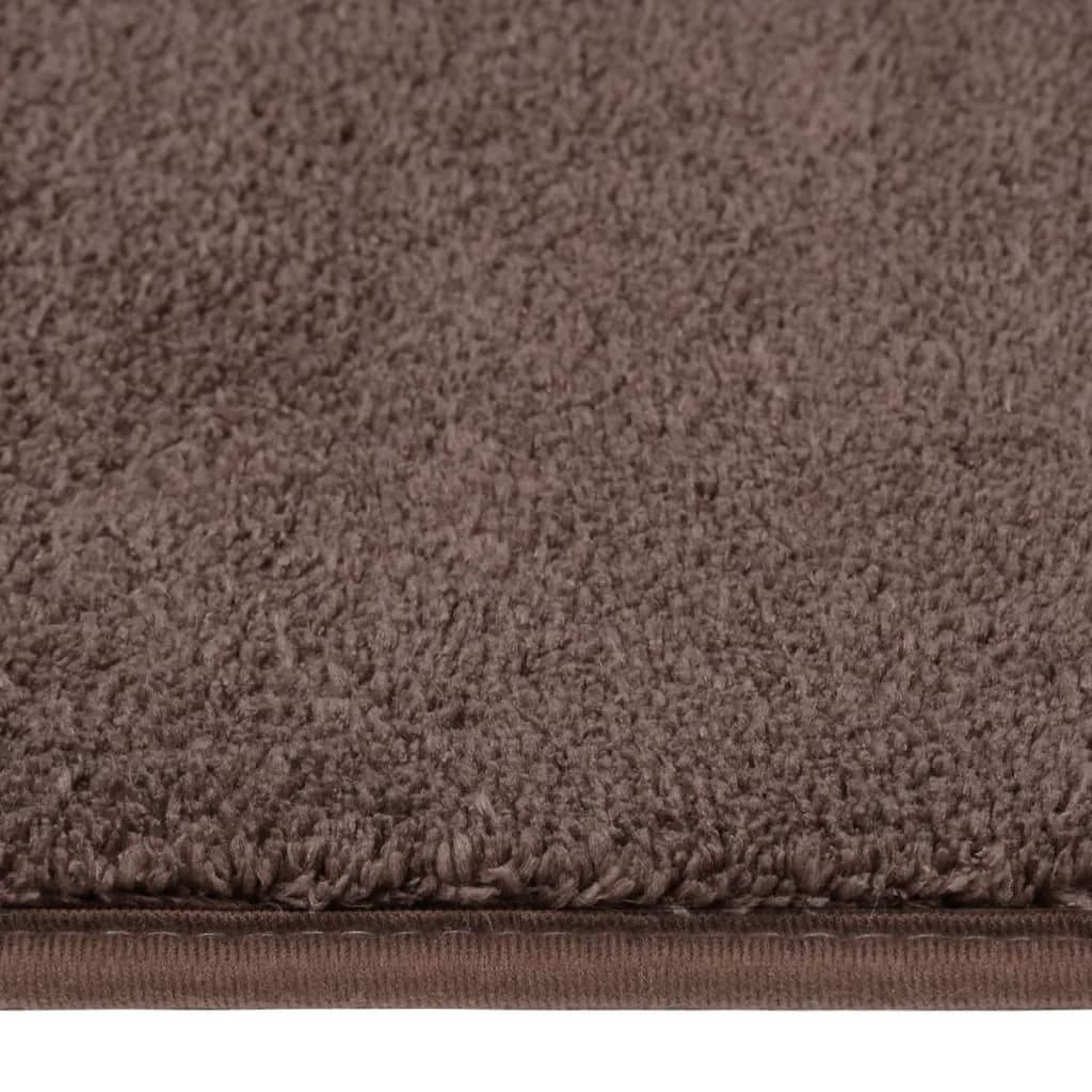 Hochflor-Teppich Taupe 230x160 cm