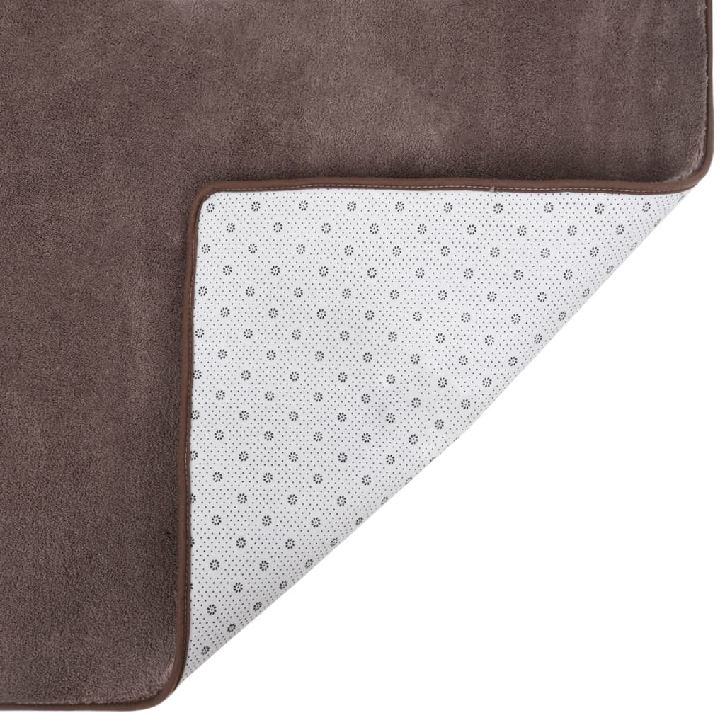 Hochflor-Teppich Taupe 230x160 cm