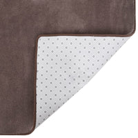 Thumbnail for Hochflor-Teppich Taupe 230x160 cm