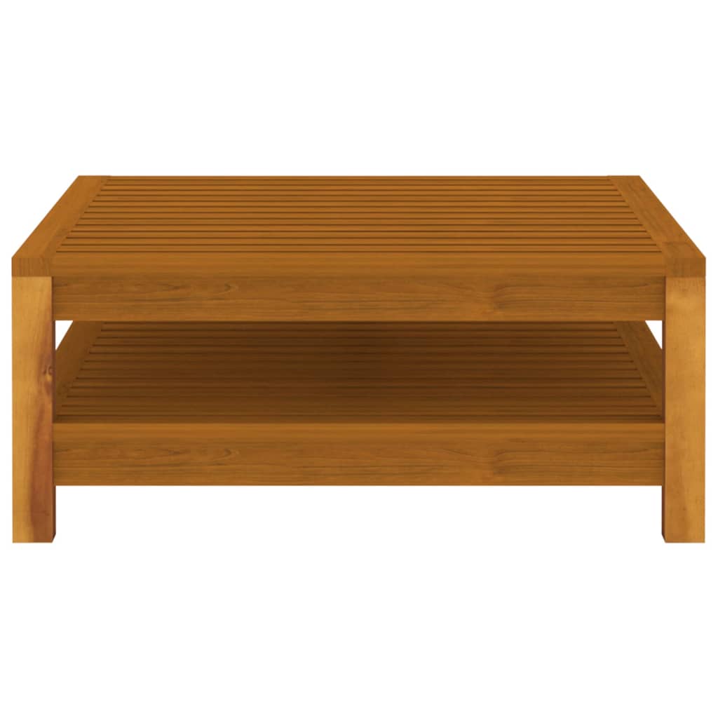 3-tlg. Garten-Lounge-Set mit Dunkelgrauen Kissen Akazienholz