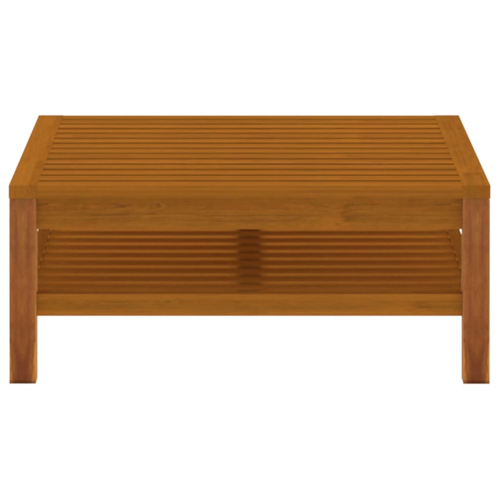 Couchtisch 65x65x35 cm Massivholz Akazie