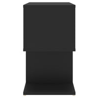 Thumbnail for Nachttisch Schwarz 50x30x51,5 cm Holzwerkstoff
